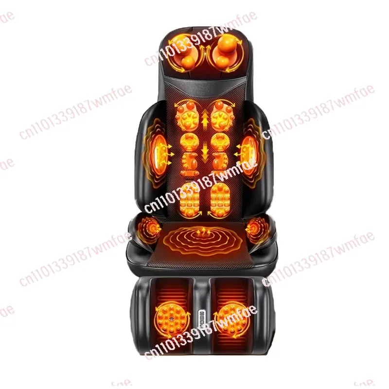 2025 Multifunctional Rub Waist Shoulder Neck Massage Pillow Hyperthermia Back Massager Cushion Body Application