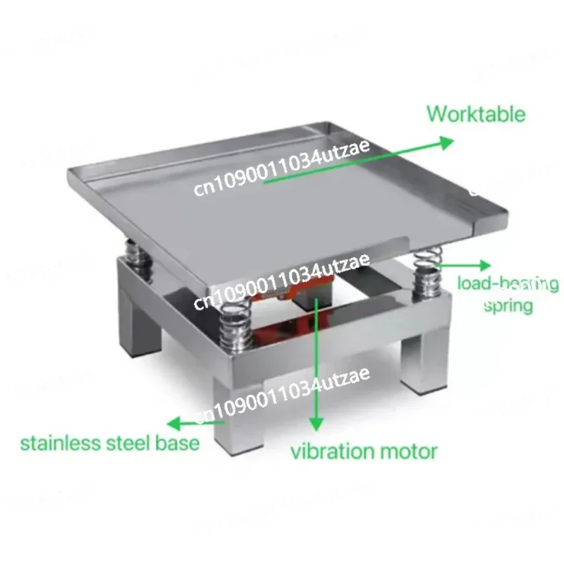 

35*35CM Concrete Vibrating Table Vibration Test Bench Test Block Vibration Platform Stainless Steel Mini Vibration Table