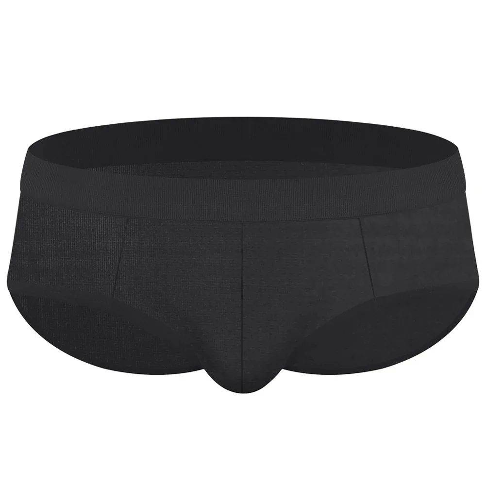 جديد أنيق الرجال الملابس الداخلية الملاكم ملخصات بيكيني تنفس الحرير الجليد خفيفة الوزن الملابس الداخلية الحد الأدنى منظور #3