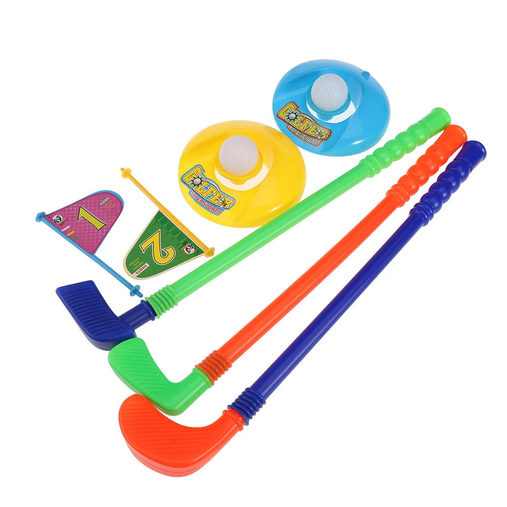 Set da golf Palla giocattolo Bambini Sport all'aria aperta ABS Coordinazione del piede Giocattoli educativi Regalo Ragazzi Ragazze Oltre 3 anni