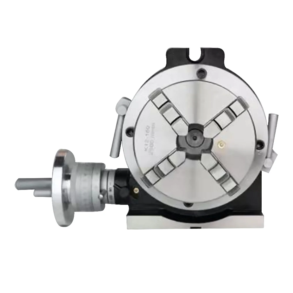 4/6 Inche Three-jaw Chuck Milling Machine Indexing Head Rotary Table Universal Indexing Plate Rotating Vertical Horizontal