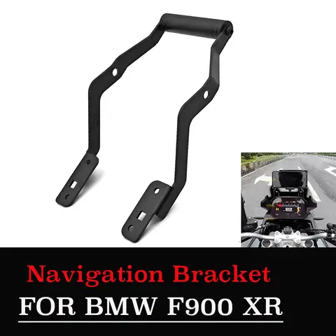 BMW F900 X R F900XR F 900 XR F900 XR 2020 네비게이션 브래킷 장착 브래킷 GPS 액세서리 용 GPS 네비게이션 플레이트 브래킷