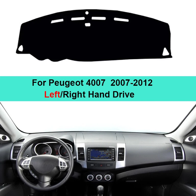 

Для Peugeot 4007 2007-2010 2011 2012 коврик для приборной панели автомобиля, коврик, украшение, нескользящая накладка на ветровое стекло, козырек от солнца, аксессуары