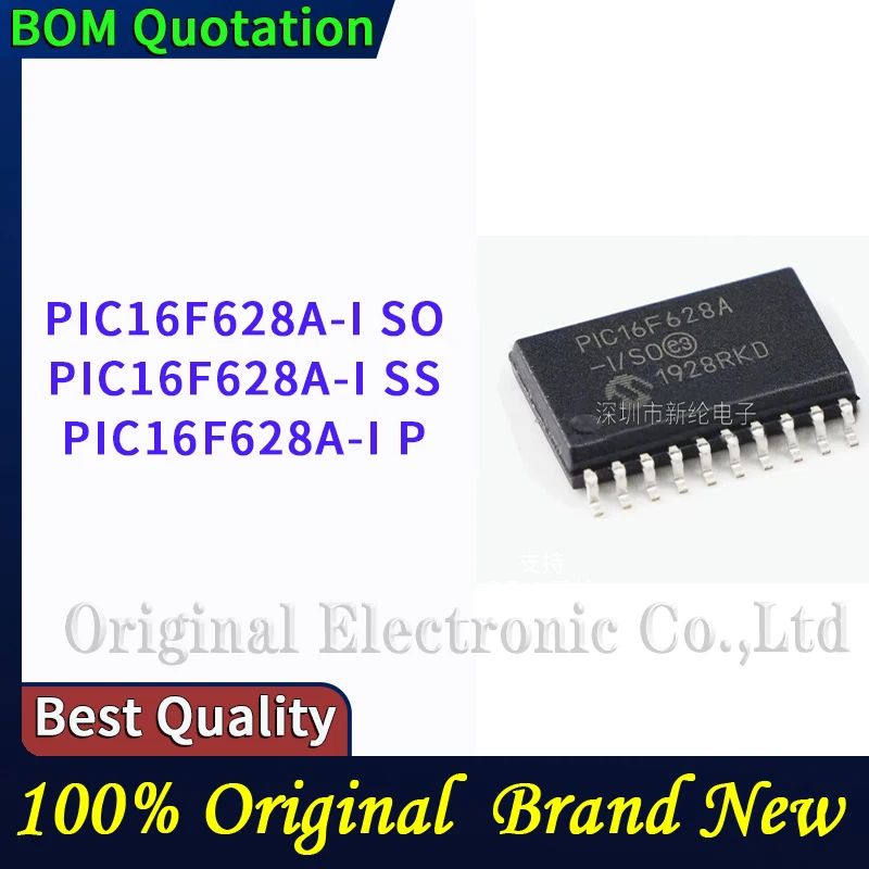 PIC16F628A-I SO PIC16F628A-I SS PIC16F628A-I P PC shell