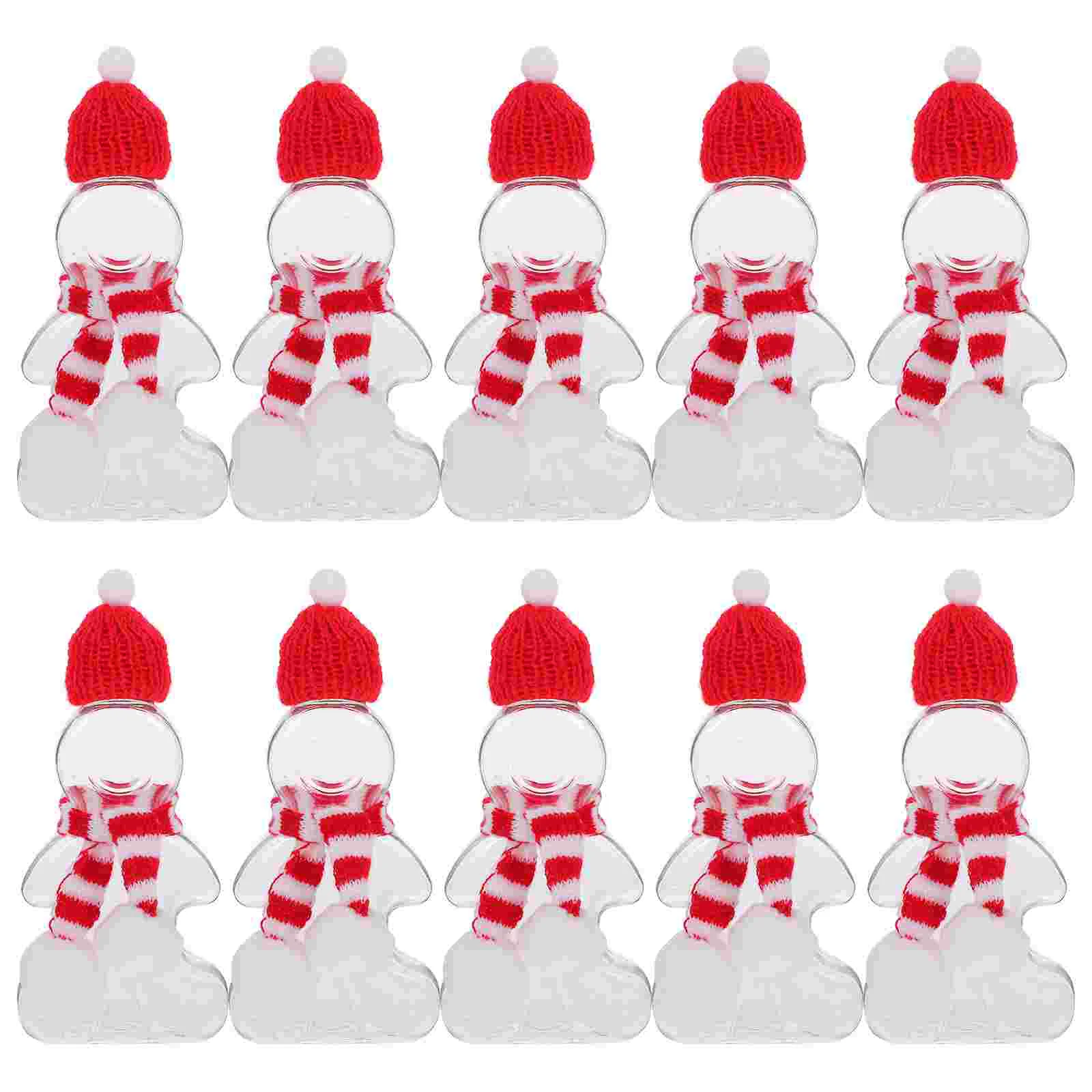 

Reusable Gingerbread Bottle Mini Juicing Candy Container Christmas Plastic Bottles With Caps Christmas Bottles Beverage