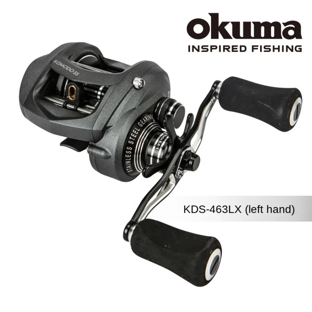 Okuma Komodo SS Superstrong Stainless Steel Gear Baitcast Fishing Reels