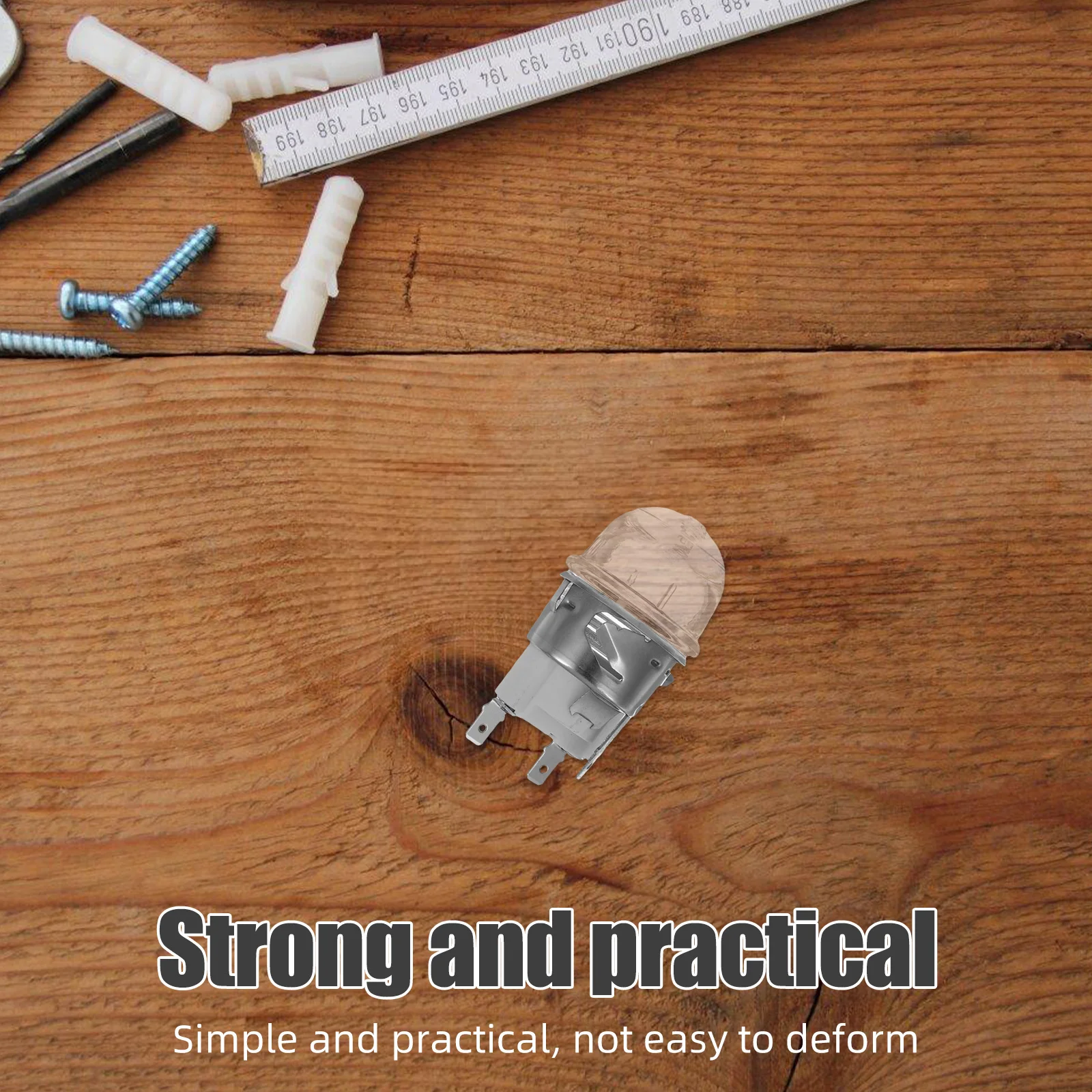 

2Pcs Heat Resistant Oven Lamp Holder Socket Adapter Replacement Base for Toaster Oven Light Bulbs G9 High Temperature