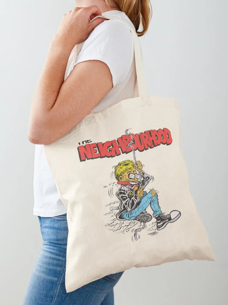 LE NBHD - CARTOON T-shirt essentiel Tote Bag Shopper bag Portable shopping bag Women's tote sac pour femme