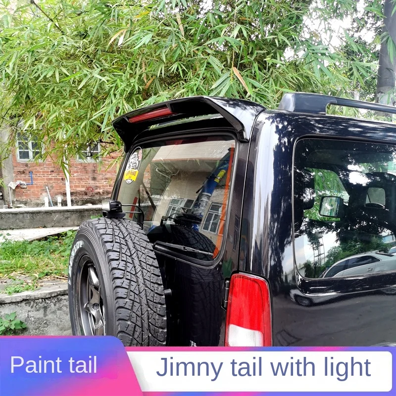 

Suitable for Suzuki Jimny tail wing 2007-2017 Jimny modified special paint with light sports fixed wing