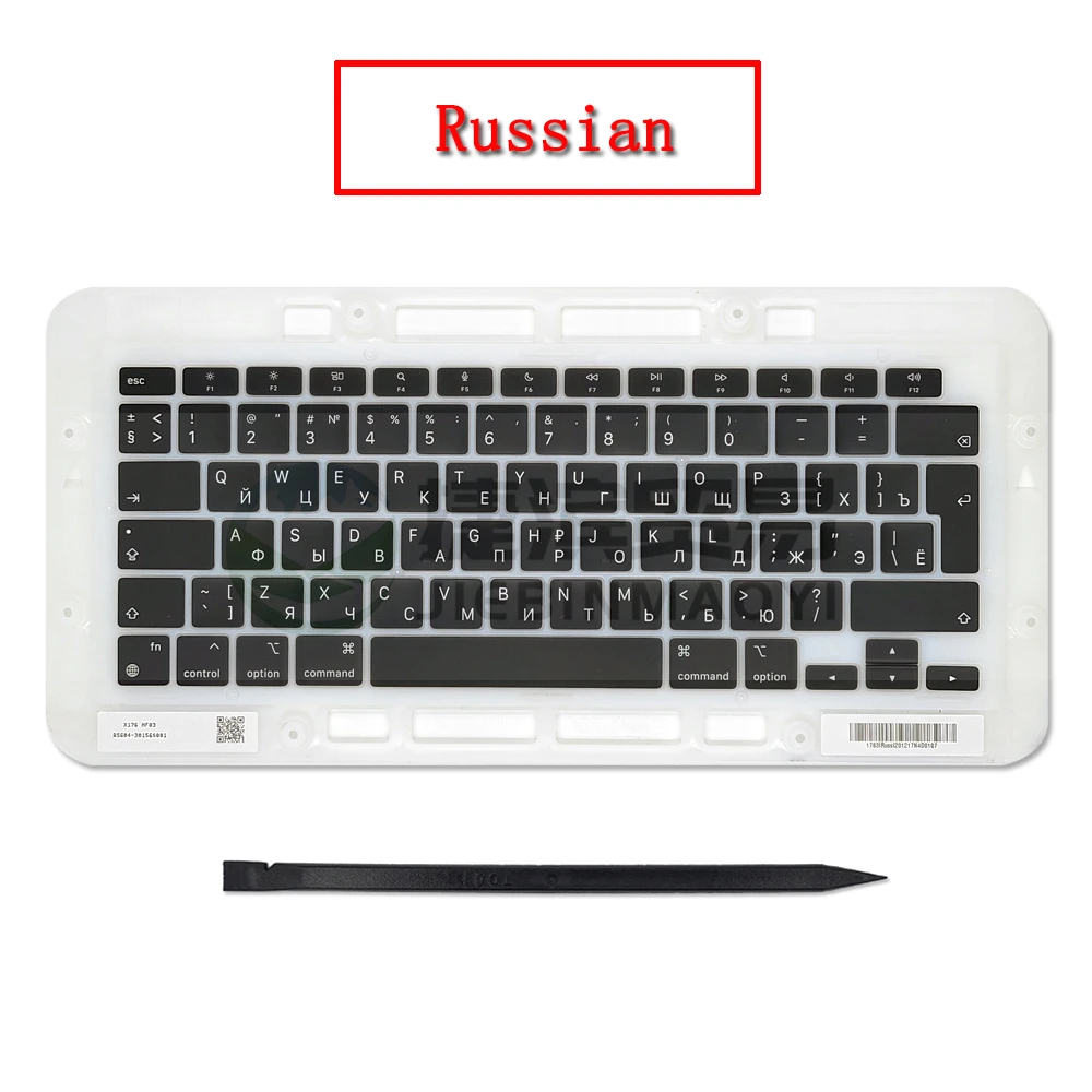 New Laptop A2337 Key Keycaps Keys US UK Russian French German Spanish for Apple Macbook Air Retina 13\