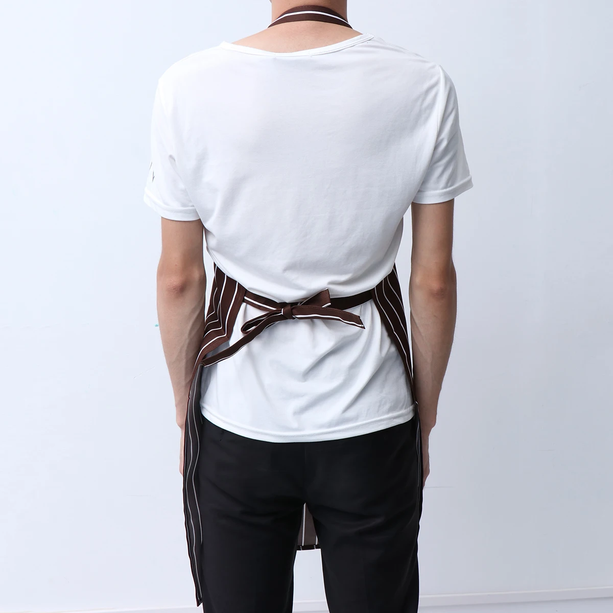 

Adjustable Halter Kitchen Apron With Pocket Cotton Polyester Cooking Serving Apron For Home Restaurant Hotel Bar