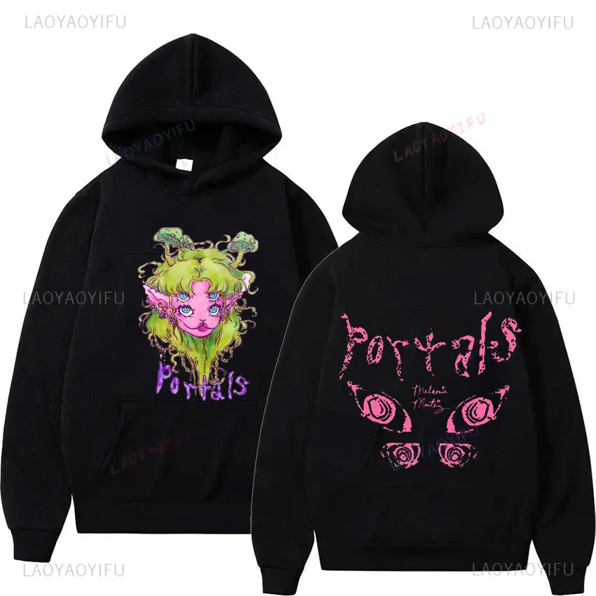 

Melanie Martinez Portals Tour Sweatshirts Women Autumn Loose Clothes Cartoon Graphic Hoodie Kawaii Hoody Ovesized Casual Tops