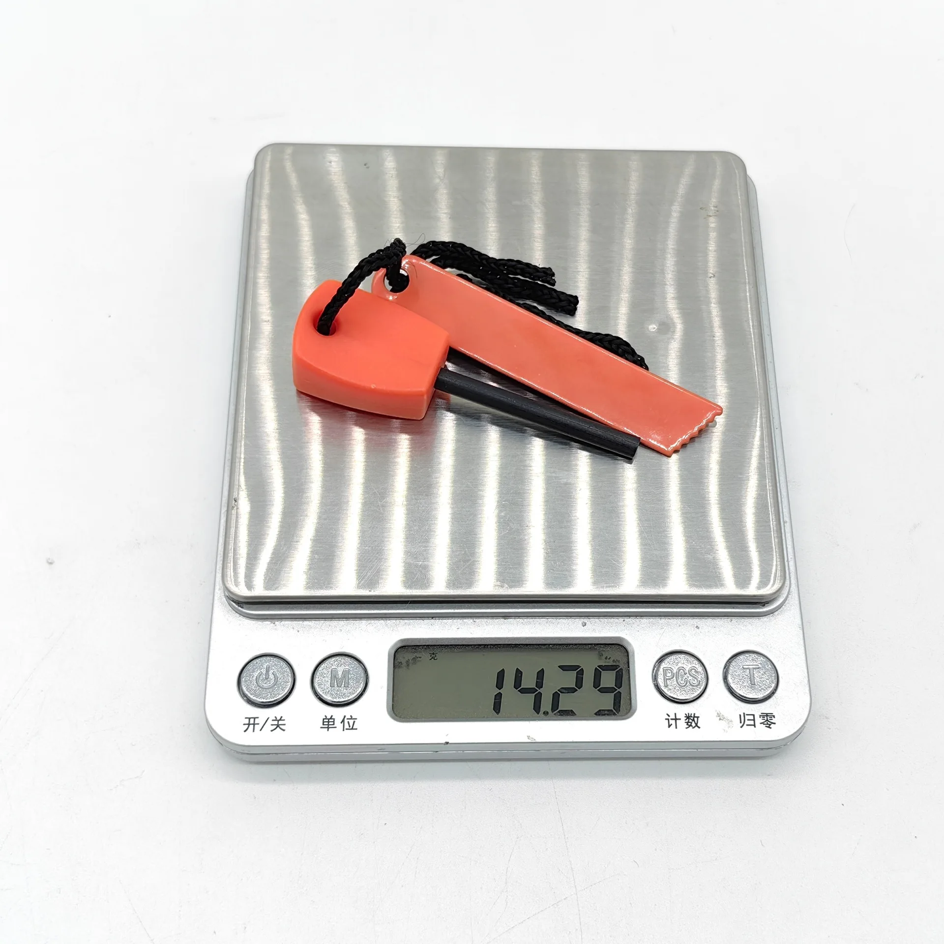 Small Portable Fire Starter Magnesium Rod, Waterproof Survival Flint Steel with Lanyard, Lightweight Emergency Fire Making Tool view 6
