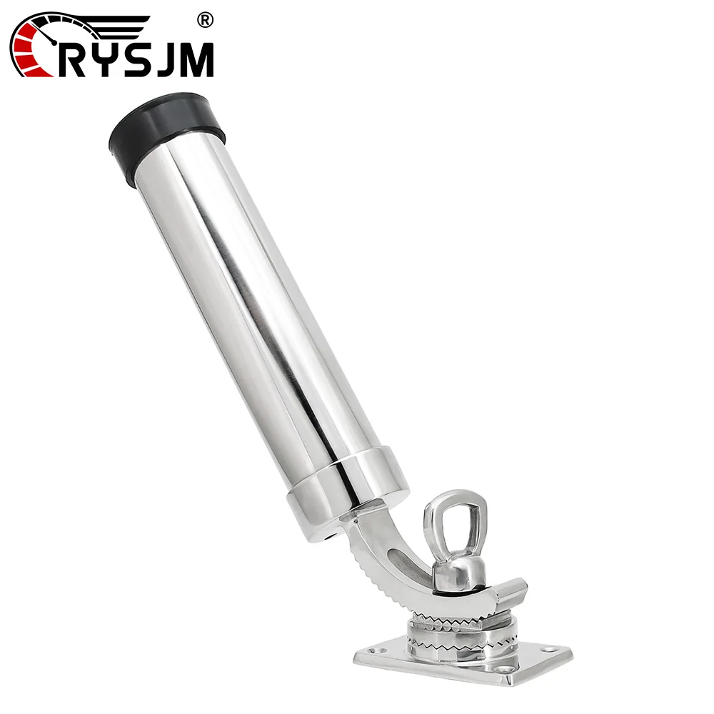 

Держатель удочки из нержавеющей стали 316, крепление на палубе, регулируемая удочка для яхты, аксессуары для лодок для кораблей, яхт, лодок, автофургонов на открытом воздухе