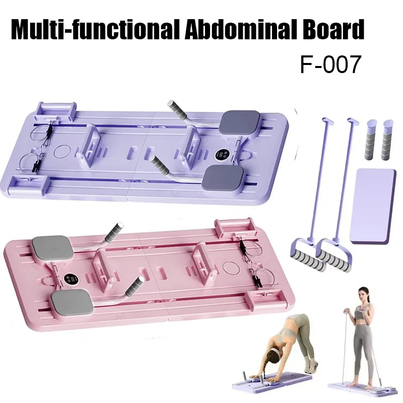 Abdominal Exercise Board Fitness Board Automatic Rebound Abs and Core Workout Equipment for Home Pilates roda abdominal