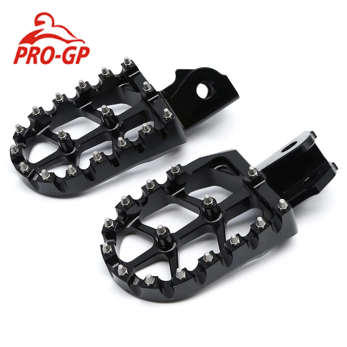 For Honda CRF230F 2003-2020 Motorcycle Dirt Pit Pivot Bike Sharp Teeth Foot Pegs Footpegs CNC Aluminum Footrests Pedals