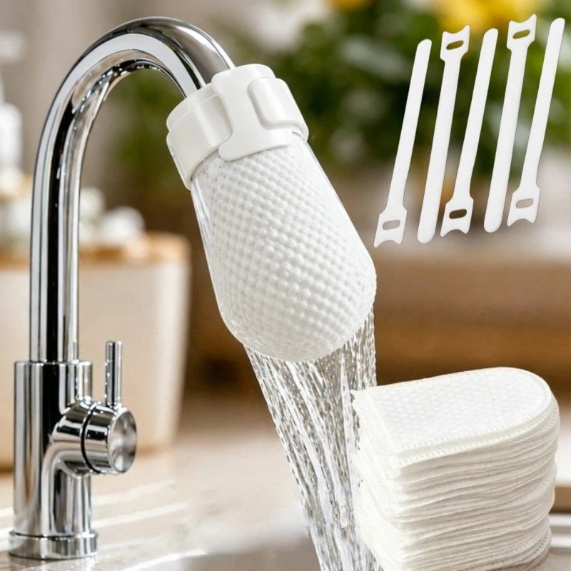 Faucet Filter Nylon Mesh Rust Impurity Removal Water Purification Bags Universal Home Kitchen Bathroom Sink Pipette Accessories