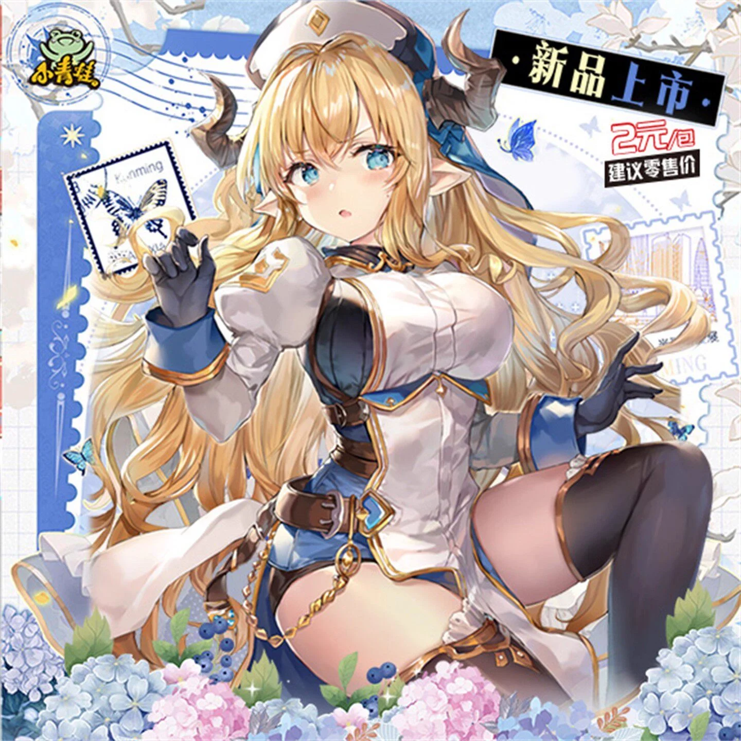 Goddess Story Mucha Edition Anime Trading Cards with Art Nouveau-Inspired Character Packaging for Collectors and Gifts