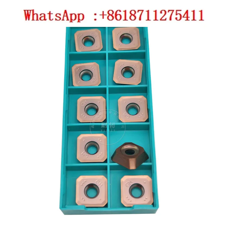 

SEMT13T3AGSN Вставки для кромкофрезного станка SEET13T3 Sumitomo Pass Mount M4 Вставки для фрезерных отверстий Чугунная сталь Нержавеющая сталь