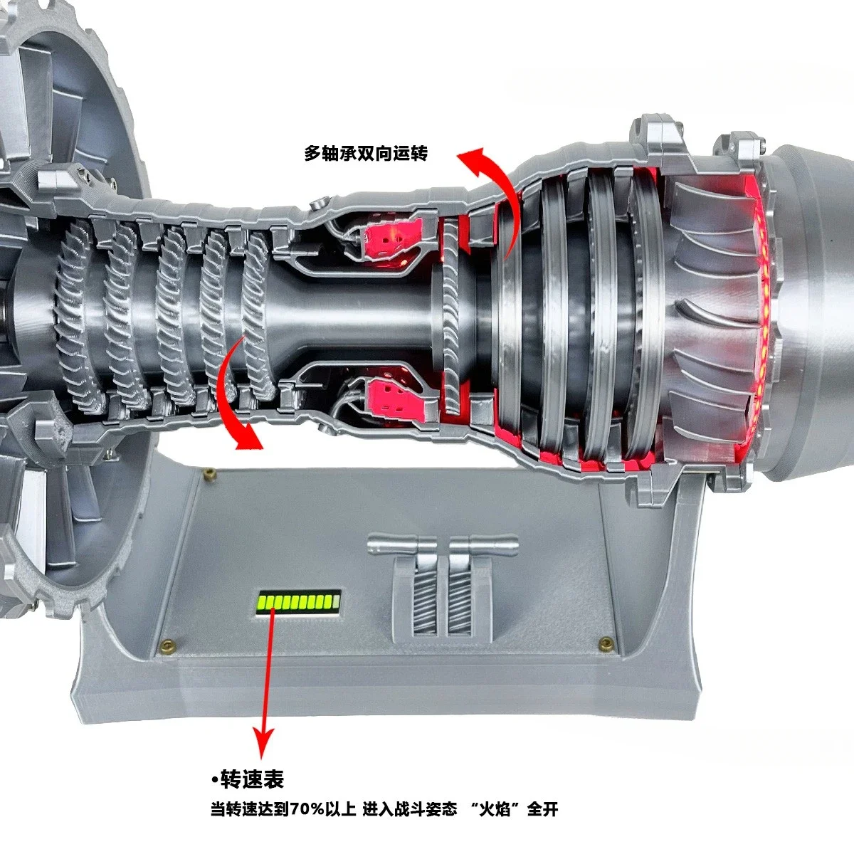 Tr900 turbofan engine model gift aviation engine ornament