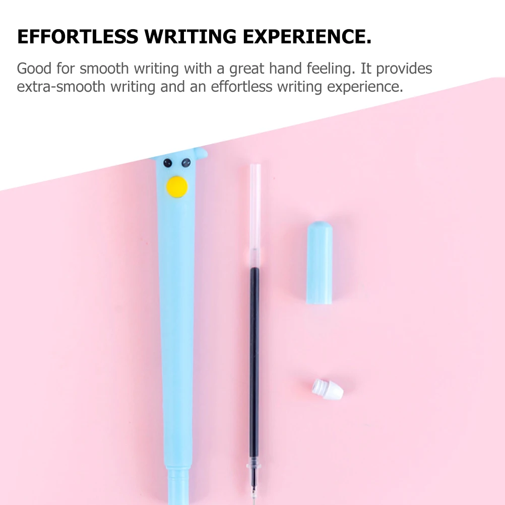 

20pcs Gel Pens Neutral Pen Elk Shape Smooth Writing Portable Student Stationery Gift Cute Writing Tool For School Office