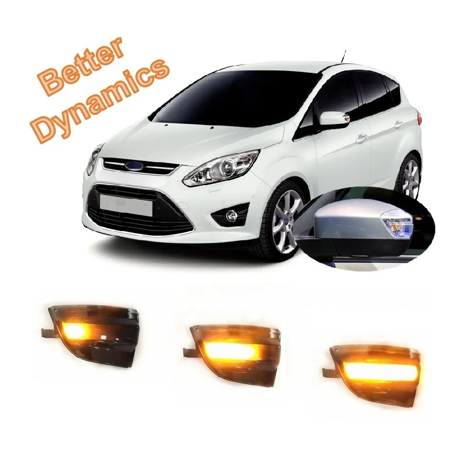 

for Ford C Max 1.0 1.5 2.0 MK2 2010 2011 2012 2013 2014 2015 2016 2017 2018 2019 2020 Dynamic LED Mirror Turn Light Signal Lamp