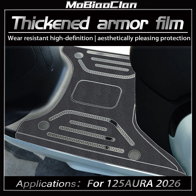 For CFMOTO 125AURA 2026 Thickened Armor Stickers Foot Pedals Anti Scratch And Anti-Wear Protection Stickers Modified Accessories