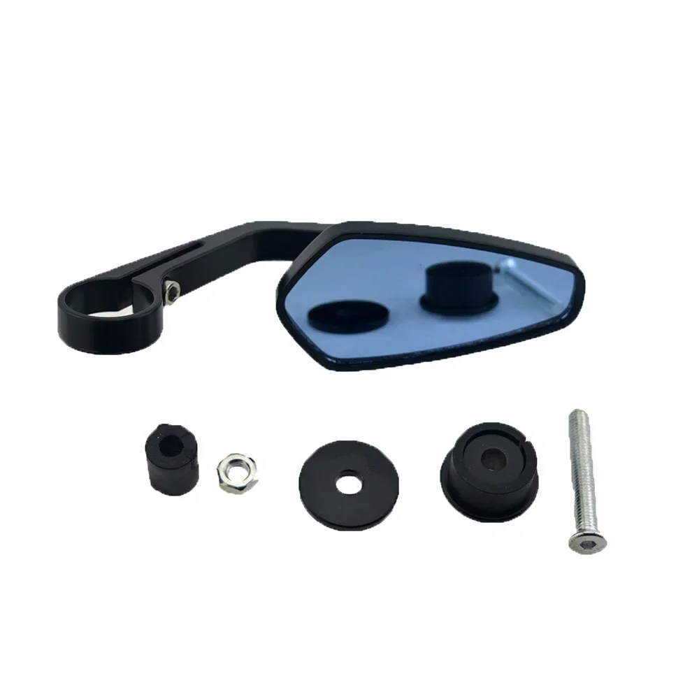 Smoke Blue Lens Side Rearview Mirrors Set for Motorcycle Handle Bar End 7/8' 22mm Ducati BMW Honda Suzuki Kawasaki image 5