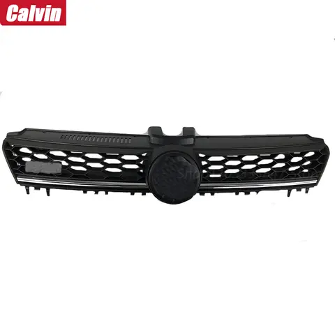 High Quality ABS Front Grille Center Grill Honeycomb Meshed For Volkswagen VW Golf 7 MK7 2014-2016