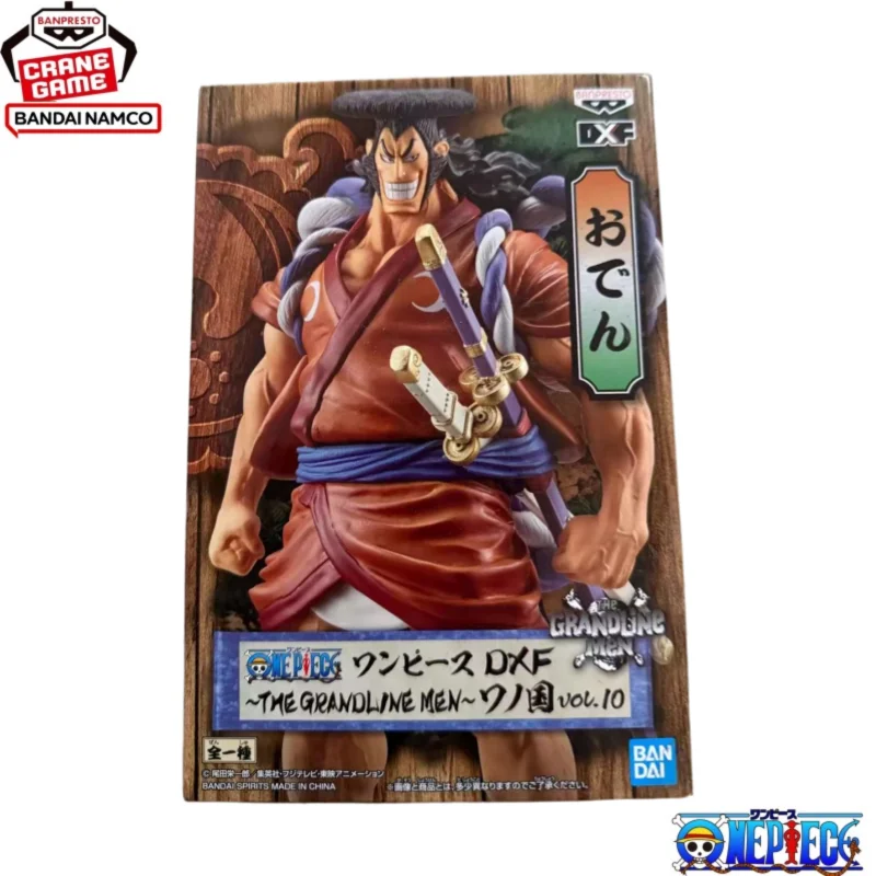In Stock Bandai Original Banpresto One Piece Dxf Kozuki Oden Tashigi Kin Emon Action Figure Model Doll Brand New Boxed - view 5