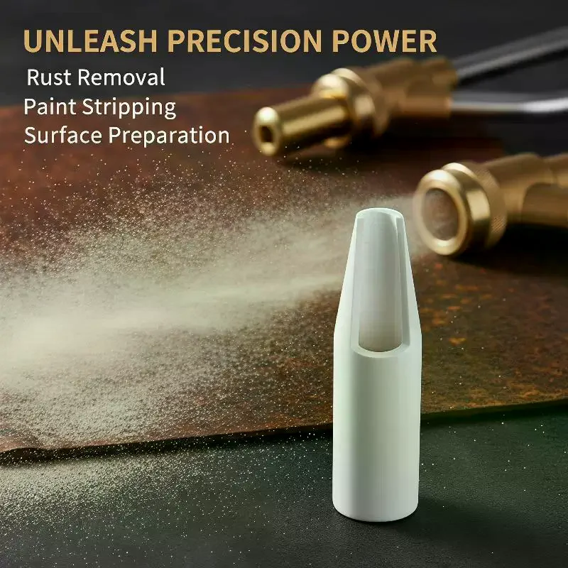 Replacement Nozzle 2 Pairs Wear Proof High Pressure for Graffiti Paint Sandblasting Wet Water Maintenance Use