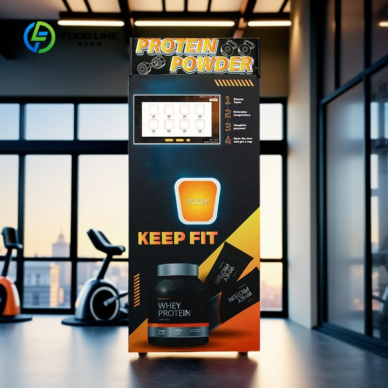 Customized automatic protein powder dispenser, protein shake vending machine for sports gyms