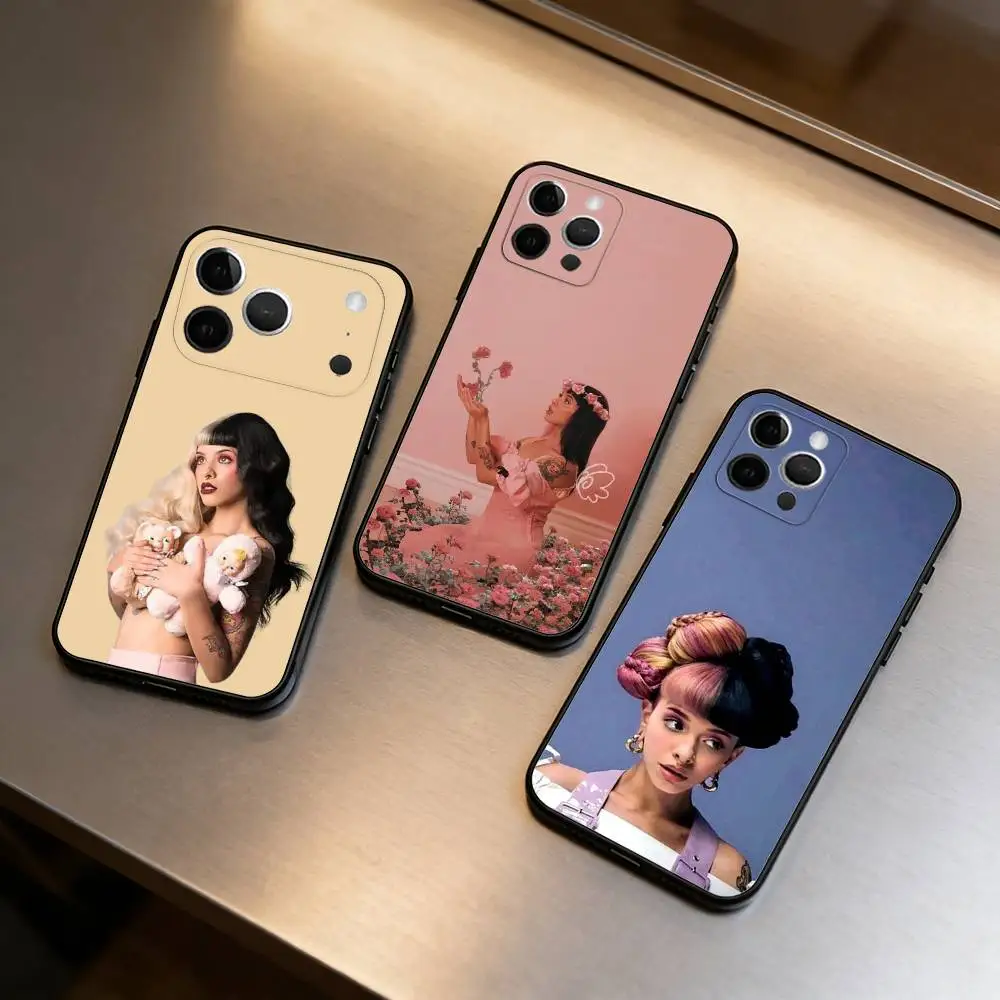 

Singer M-Melanie M-Martinez Soft Silicone Black Cover,Phone Case For iPhone 17,16,15,14,13,12,11 Plus,Pro Max,XS