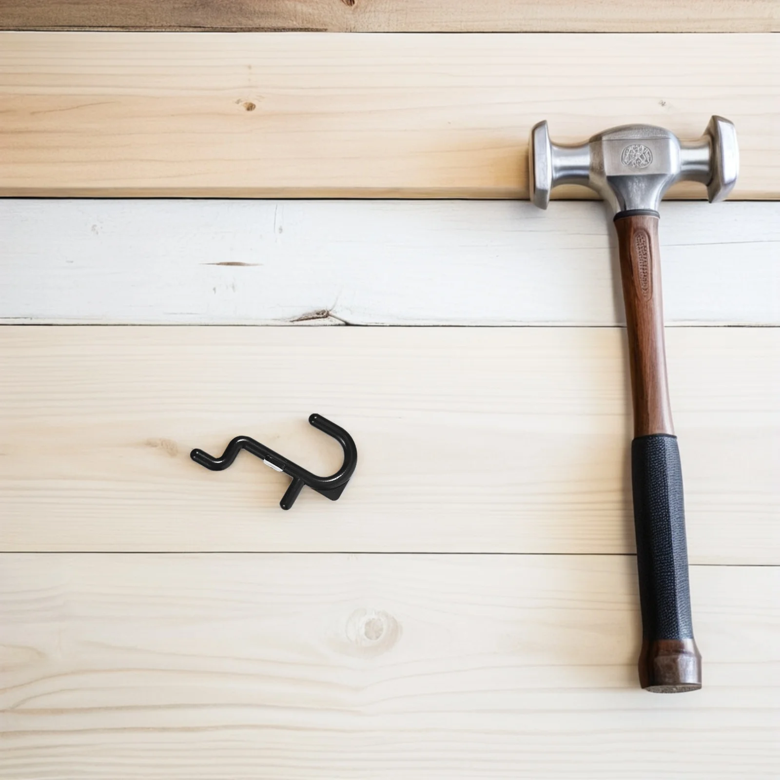 

100Pcs Pegboard Hooks Black Plastic Heavy Duty Tool Hangers Garage Workshop Utility Organizer Drill Hammer Storage