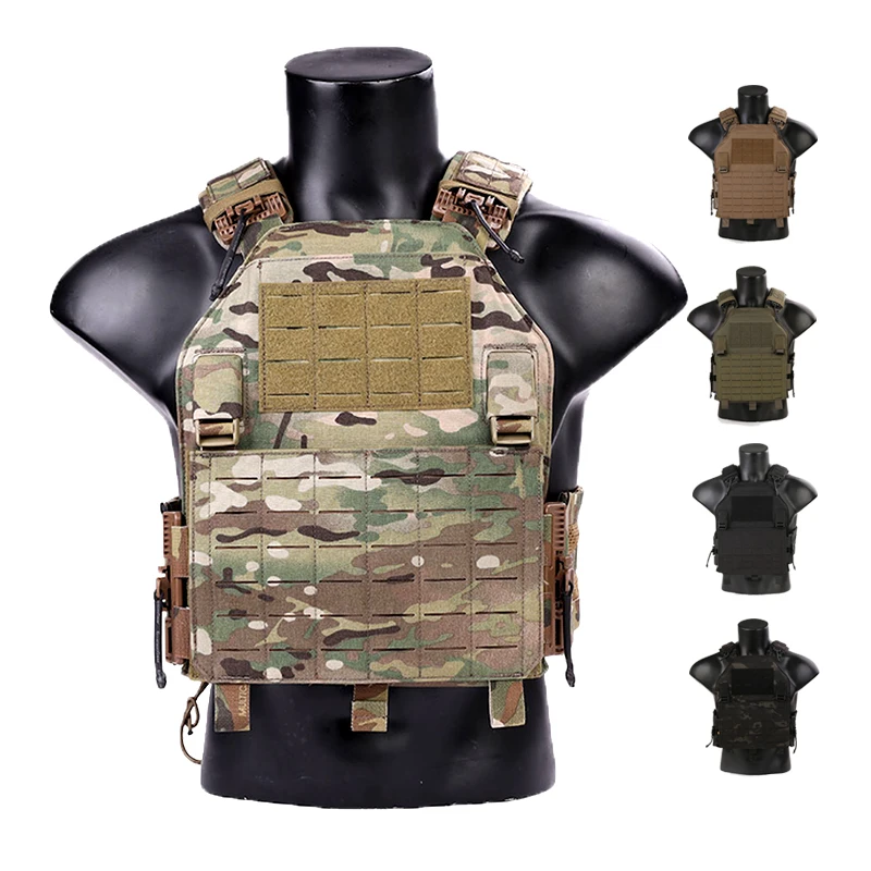 Emersomgear LVAC ASSAULT Plate Carrier W ROC kamizelka z mechanizmem szybkiego uwalniania Molle kamizelka kuloodporna Swat uprząż Airsoft Gear EM7404