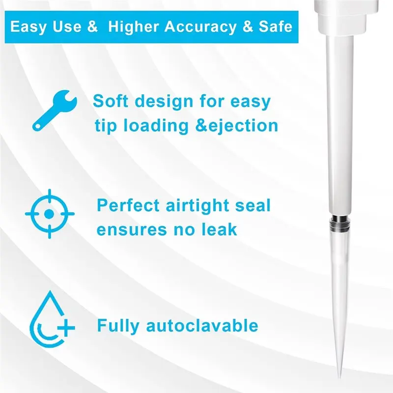 Reliable-Low Retention, 5Ml Universal Pipette Tips 300 Pcs For Onilab, Autoclavable, Dnase/Rnase Free, Non-Pyrogenic,Low Retenti