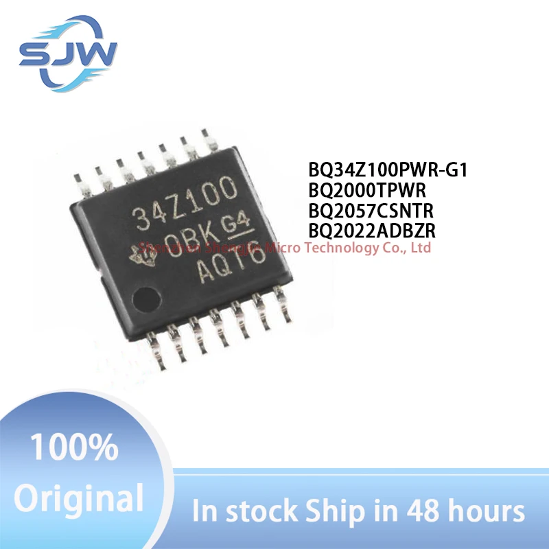 BQ34Z100PWR-G1 BQ2000TPWR BQ2022ADBZR BQ2057CSNTR TSSOP-14 TSSOP8 SOIC-8 SOT-23-3 battery management non-volatile memory