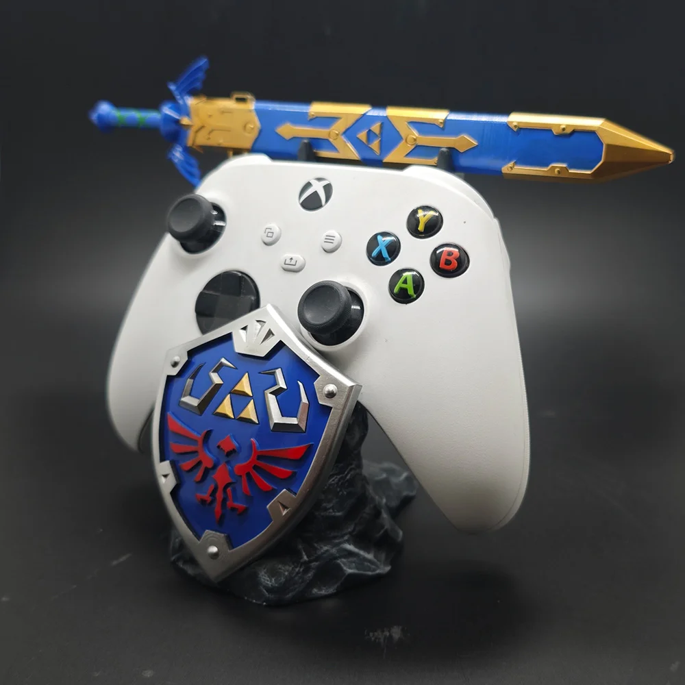 Anime Zelde Link Master's Sword Theme Game Controller Bracket Suitable PS4 PS5 Xboxs Desktop Decoration Game Accessory Gifts
