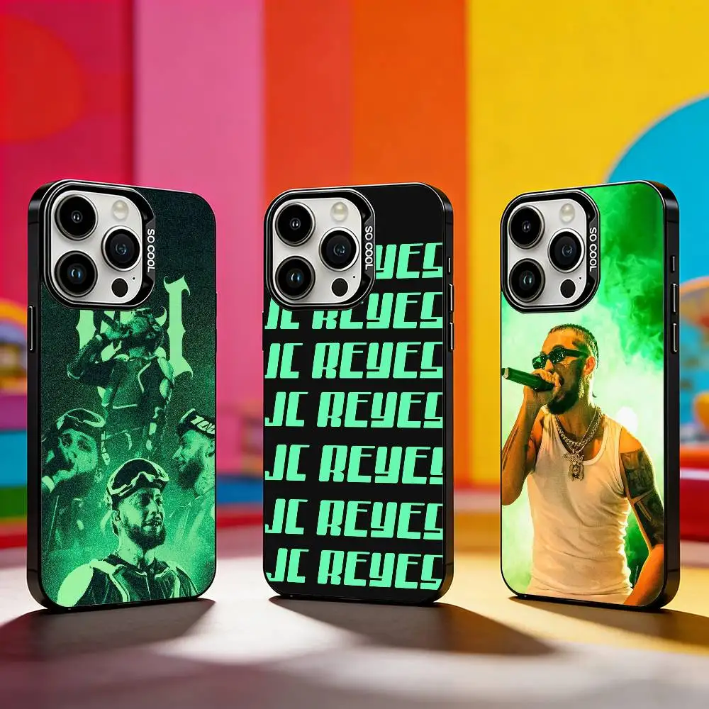 

JC Reyes QUEDARSE Phone Case For iPhone 17,16,15,14,13,12,11 Plus,Pro Max,XS,Colored silver phone case