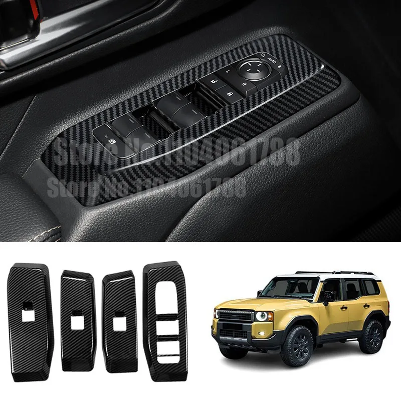 

Fit for Toyota Land Cruiser J250 Prado LC250 2024 2025 Windows Control Panel Decoration Protective Sticker Interior Accessories