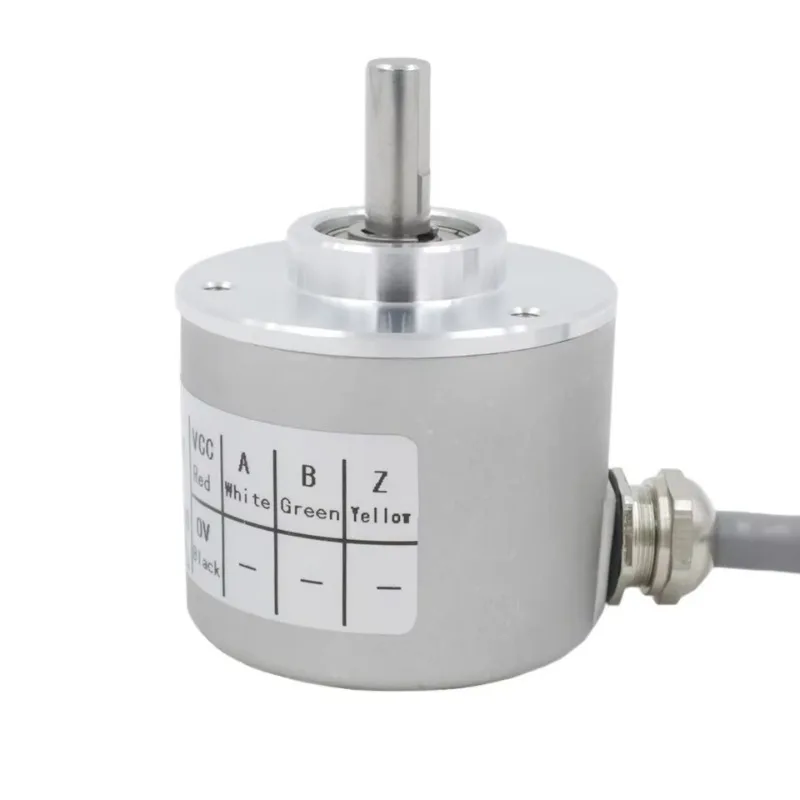 PIB406-2500-GM10-30F Pib Series Optical Rotary Encoder 40mm 6mm Shaft Diameter 2500 PPR Coupling Mount Industrial Use