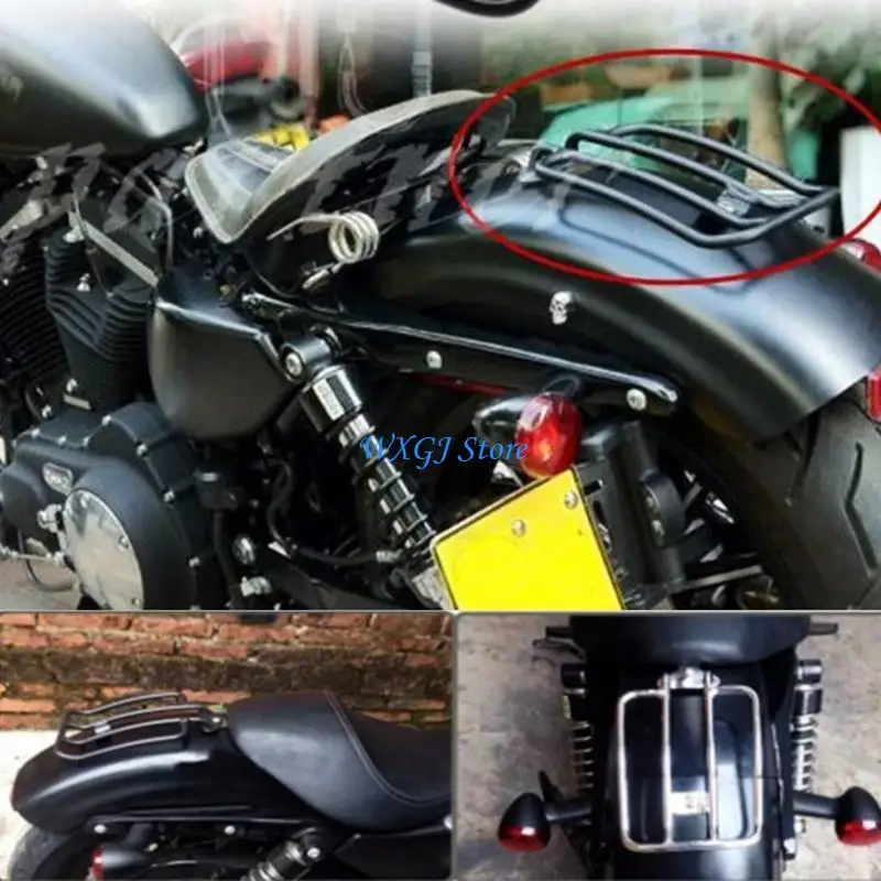 37JE خلفي لسولو لرف رف أمتعة المقعد الخلفي لحامل رف الحاجز لـ XL883 #3