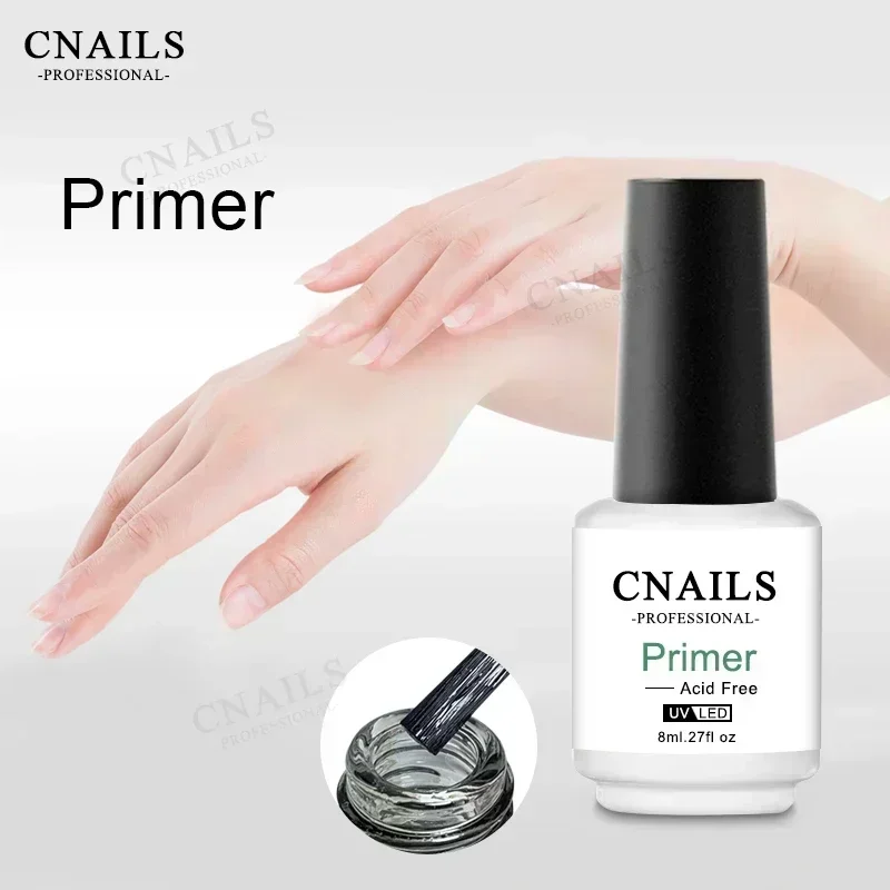 DEROI 15ml Naakt Base Coat Non-Need Lamp Primer Zuurvrij en plakkerig Versterken Rubber Cat Eye Nagelgel Polish PH Bond Dehydrator