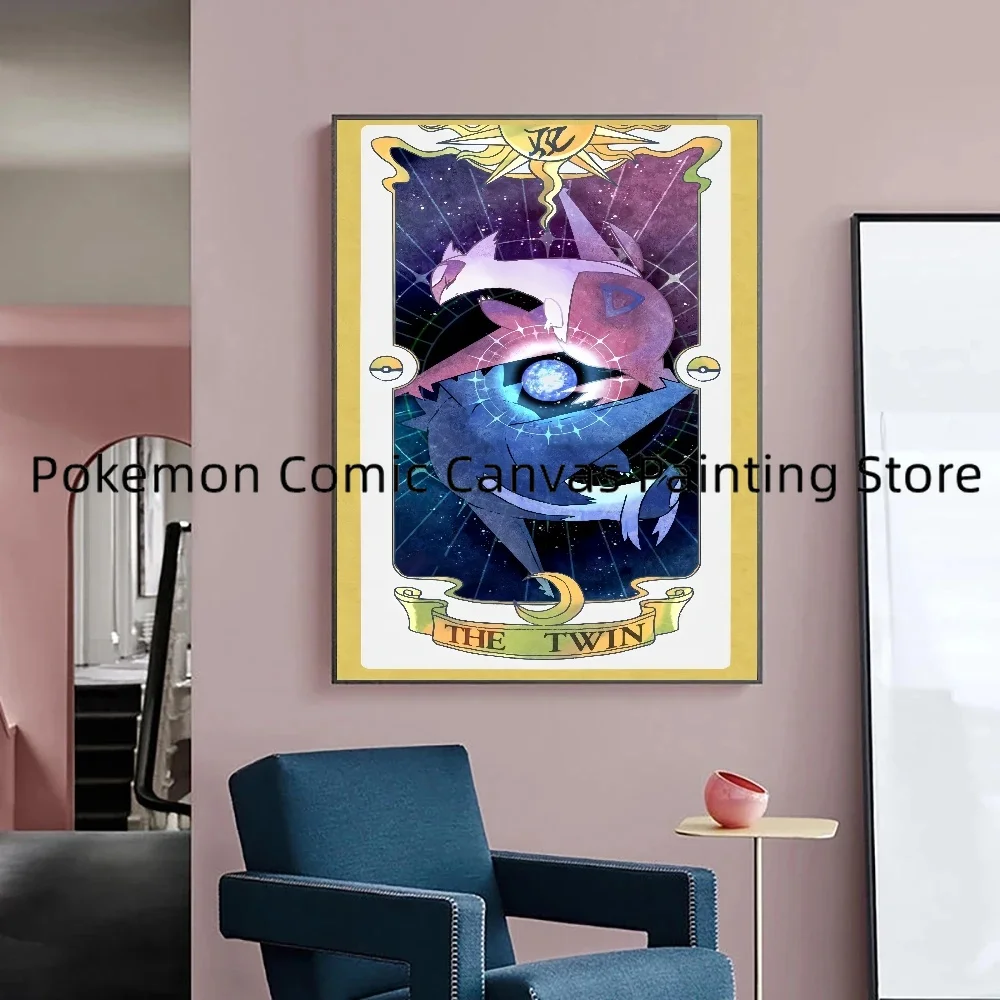 Pokemon Cartoon Surrounding Wall Stickers and Posters for Bedroom Decoration High Quality Pictures Christmas Gift for Children