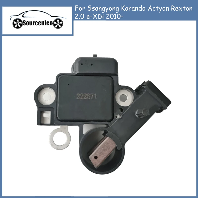Brand New Voltage Alternator Regulator For Ssangyong Korando Actyon Rexton 2.0 e-XDi 2010- 222671