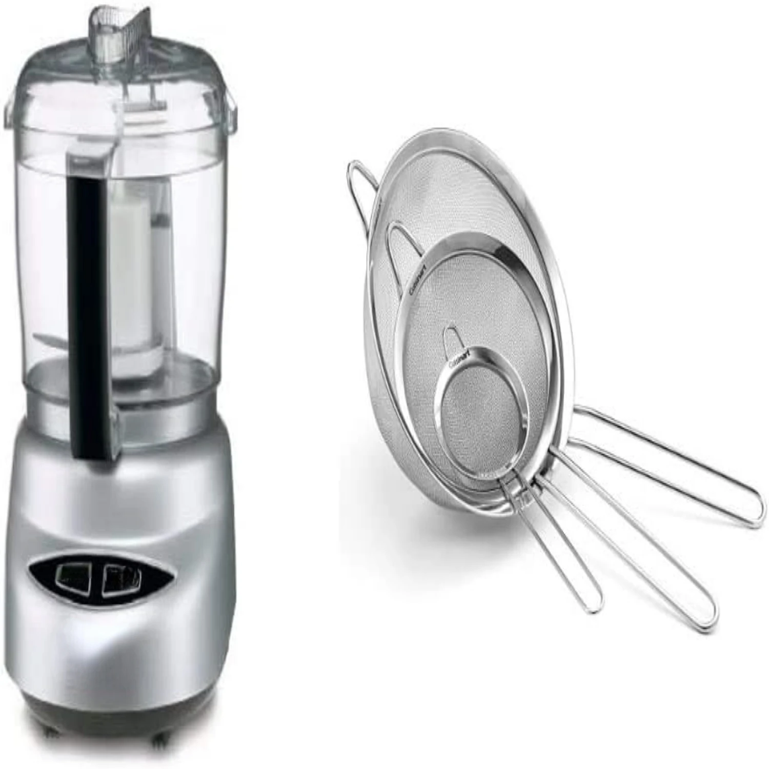 Effortless Kitchen Preparation Enhanced by Powerful and Compact DLC-2ABC Mini Prep Plus Food Processor in Brushed Chrome and Nic