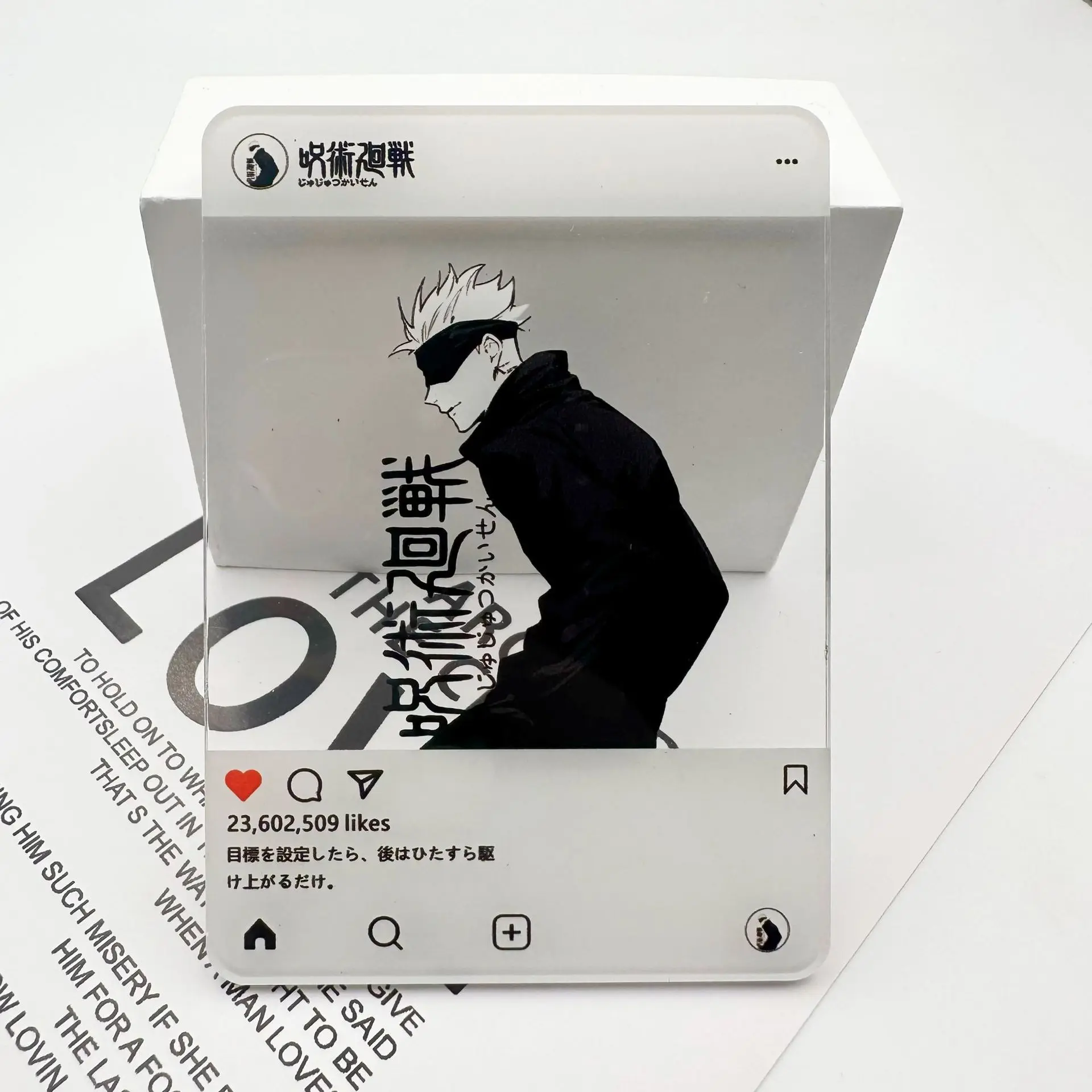 

Anime Jujutsu Kaisen Cartoon Photo Cards High Quality Transparent Ins Style 3 Inch Photo Props Gifts Souvenirs Collection