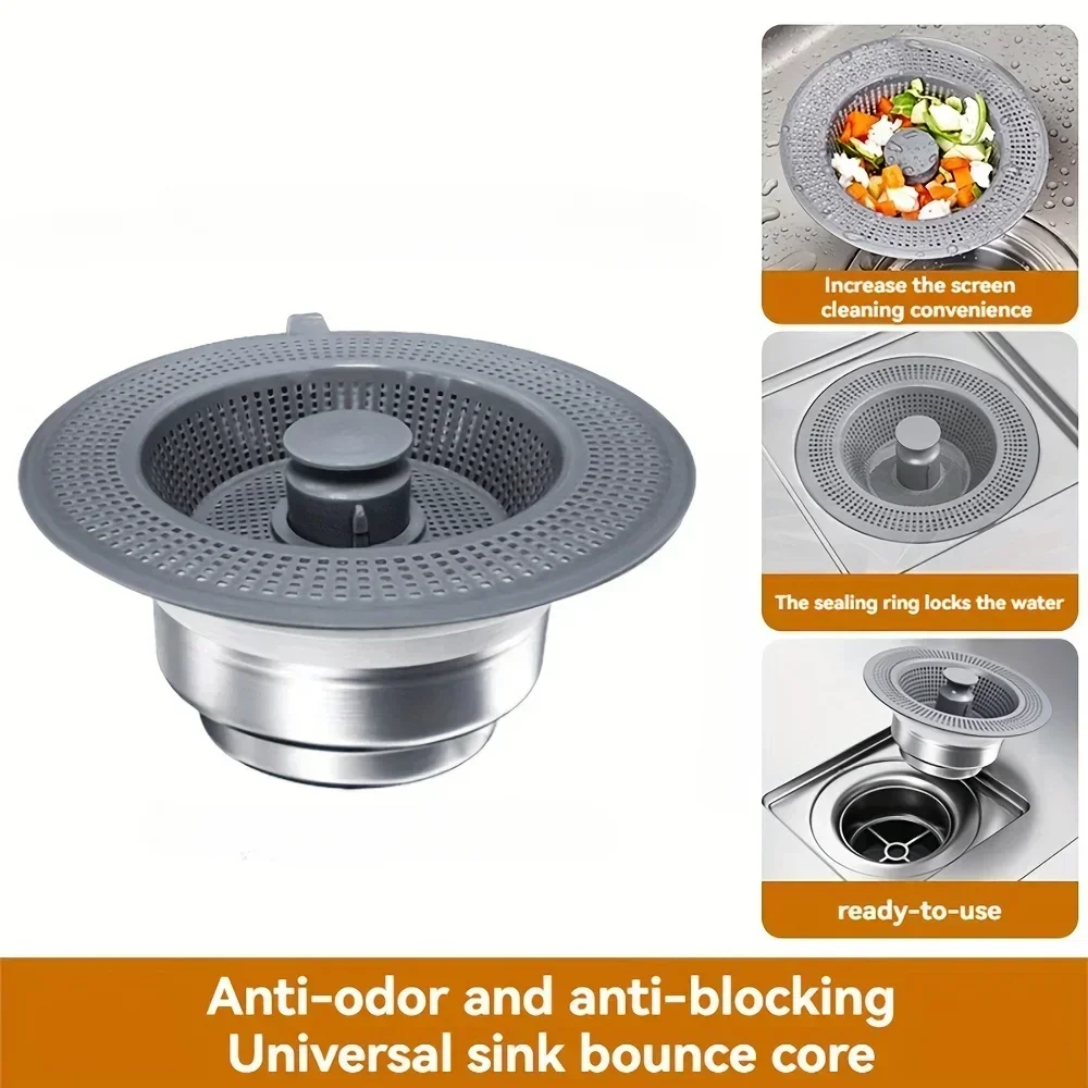 

1 шт. Φ дренажный комплект-герметичная конструкция с нажимной заглушкой, с похлопывающим сердечником и тонким фильтром экрана