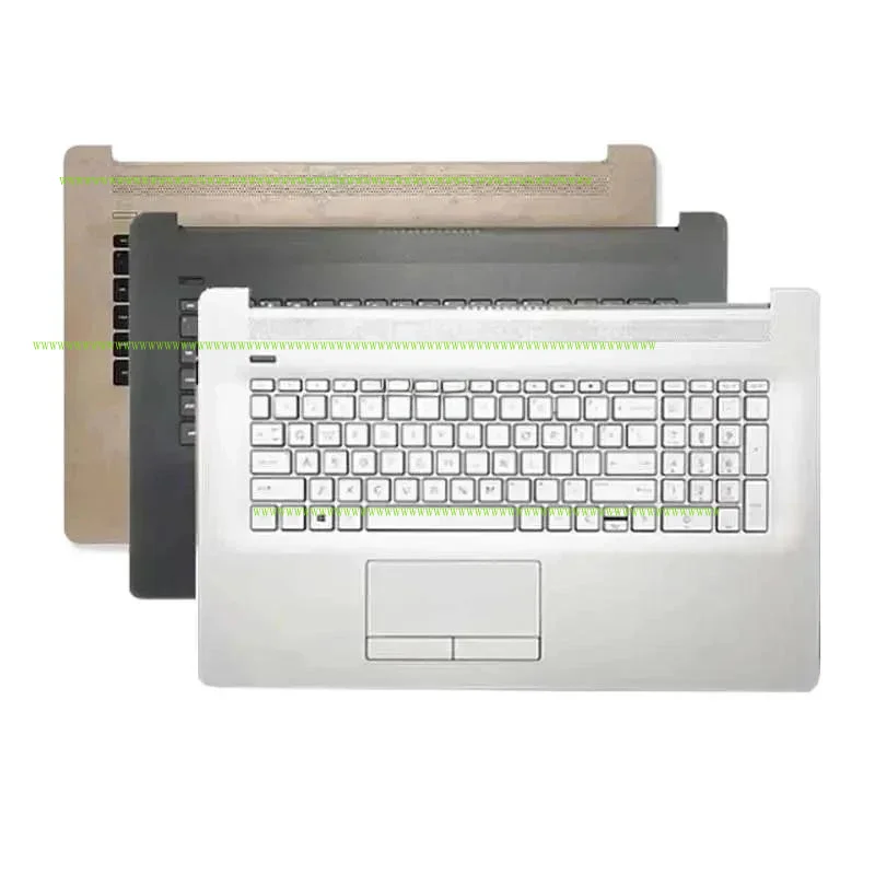 

F New For HP Pavilion 17-BY 17-CA 17T-BY 470 G7 Laptop LCD Back Cover Front Bezel Upper Palmrest Bottom Base Case Keyboard Hi