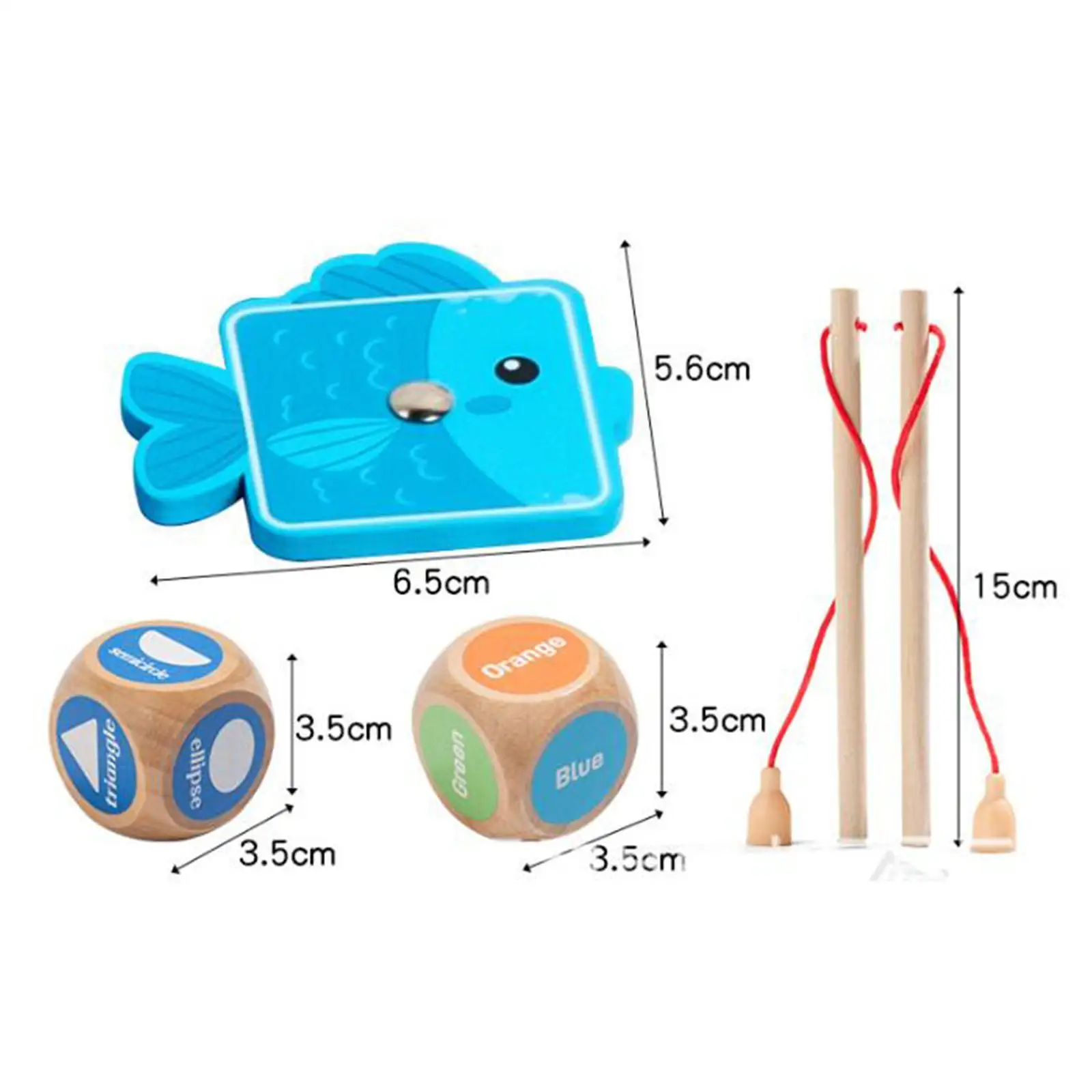 Catch and Match Fishes Toys Sensory Education Toy for Gifts Boys Girls Child